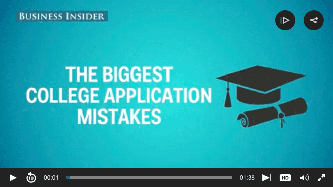 Biggest College Application Mistakes