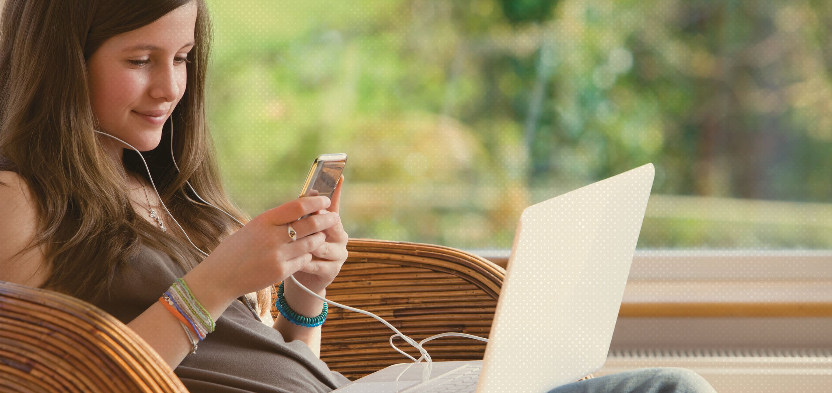 Student Communicating with Instructor on Their Mobile Phone