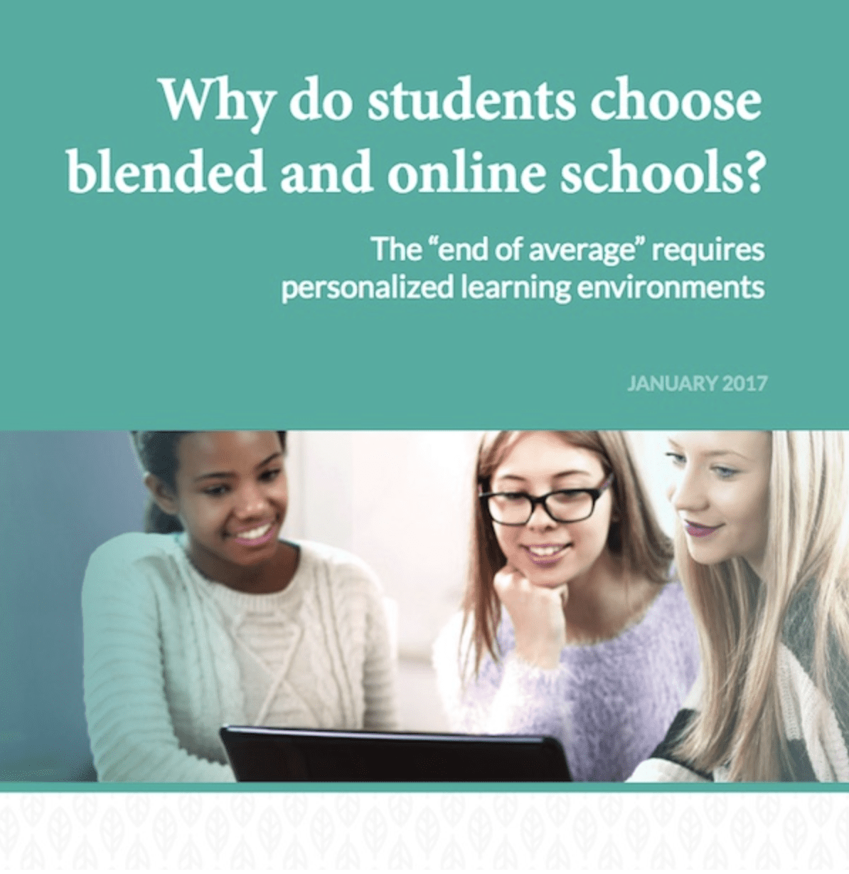Why do students choose blended and online schools? Report