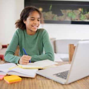 Student learning online