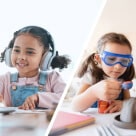 Students learning from home