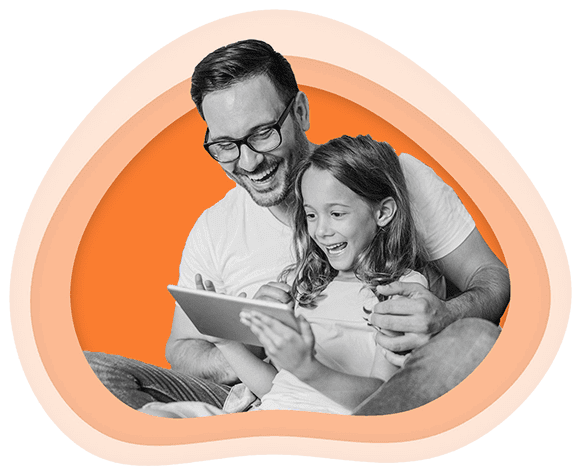 Student and parent learning online