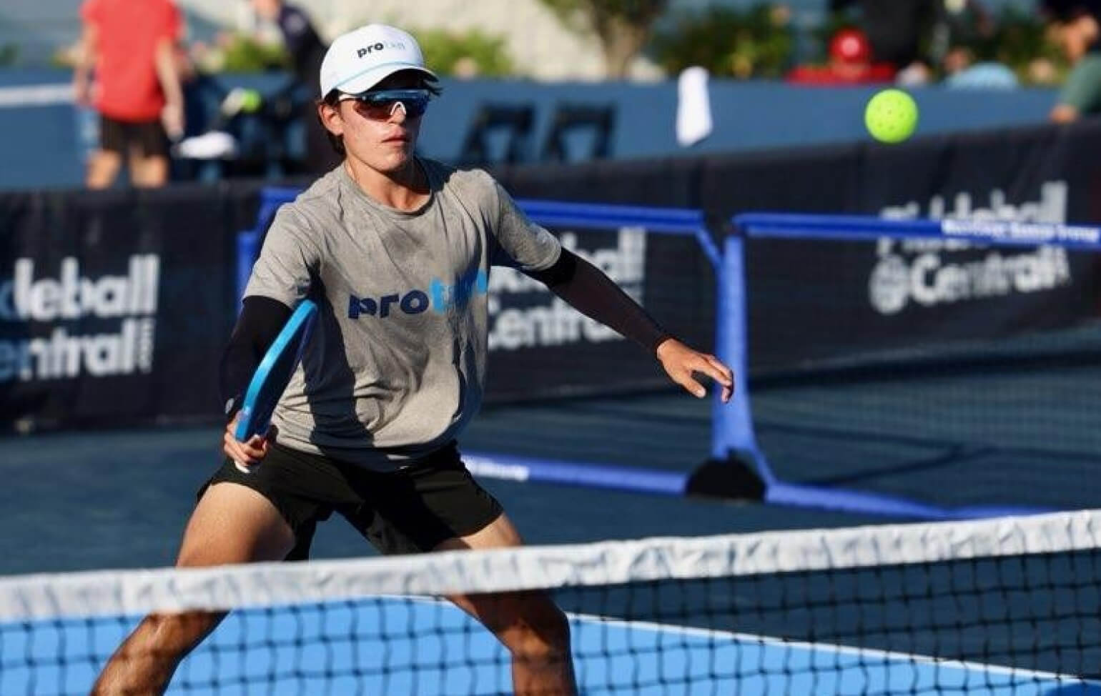 Andre Mercado playing pickleball