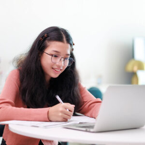 Student learning online