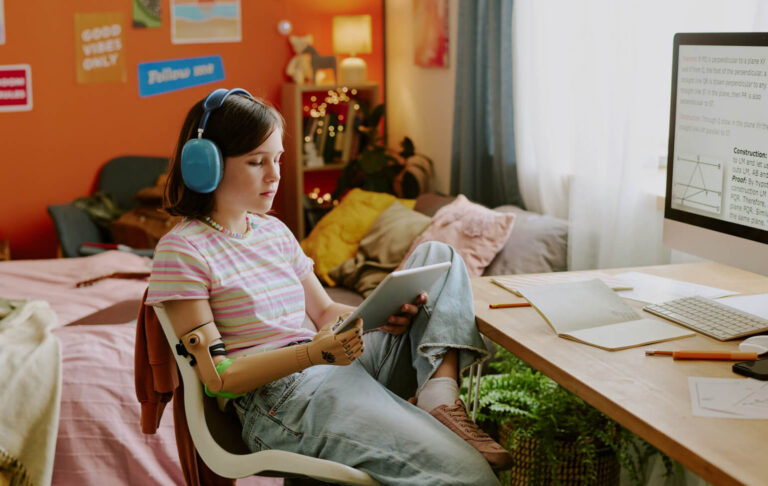 Disabled student learning