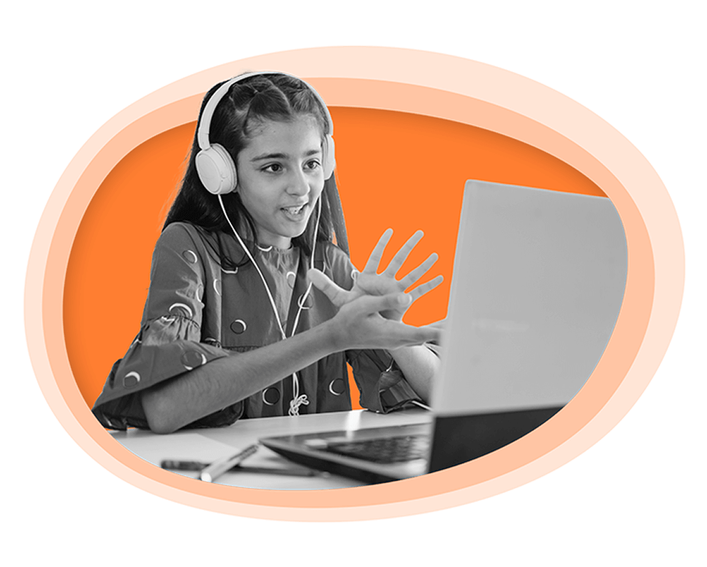 Student learning online