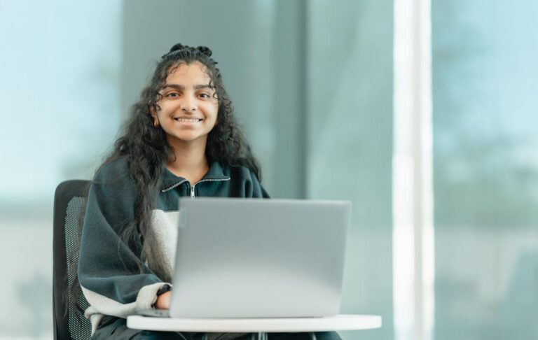 Student learning online