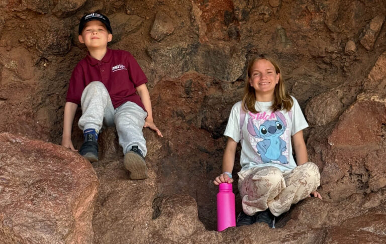 ASU Prep Digital students at Papago Park