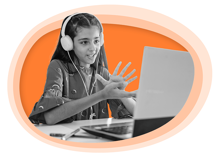 Student learning online