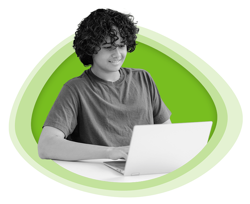 Student learning online