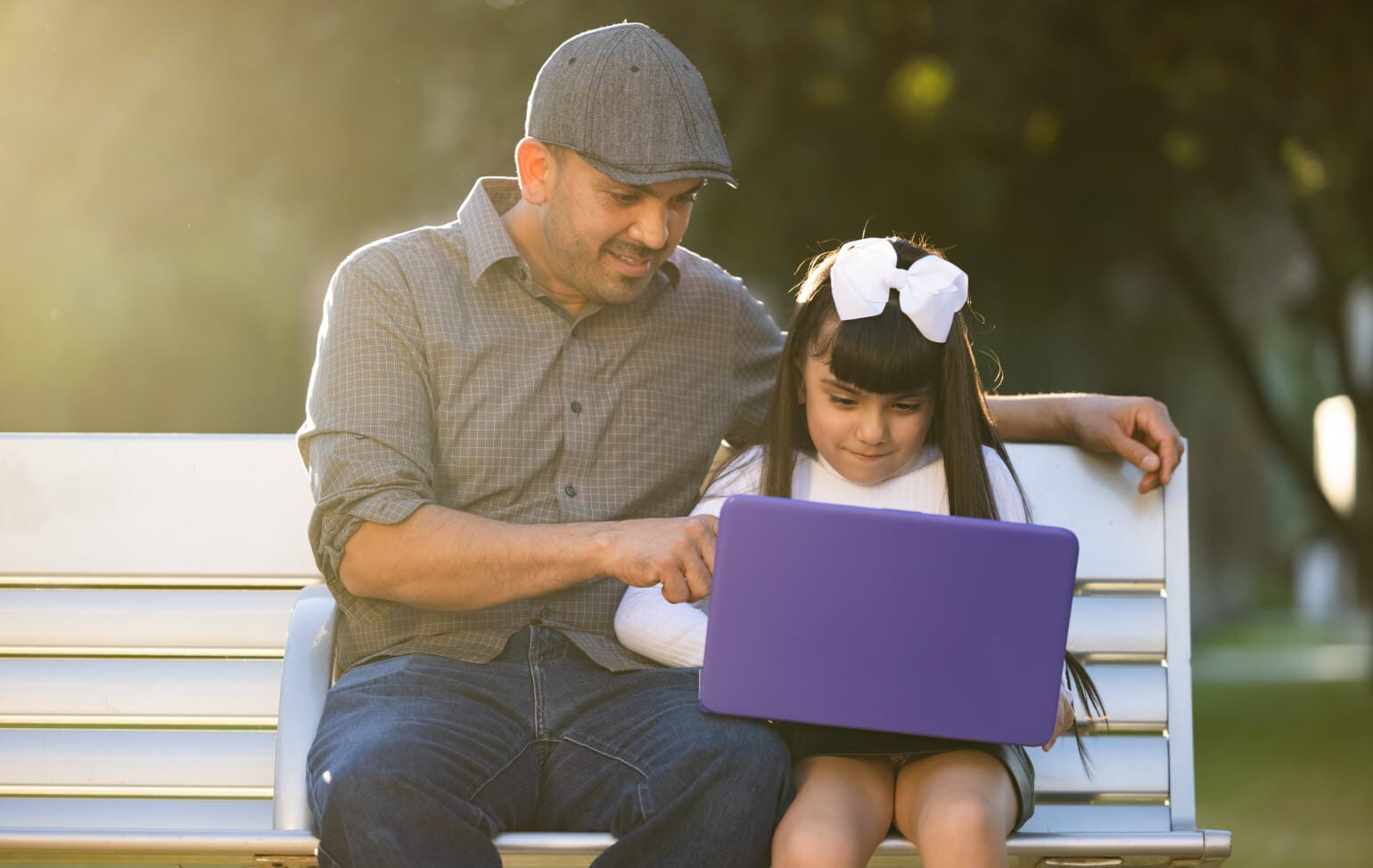 ASU Prep Digital Elementary student and parent