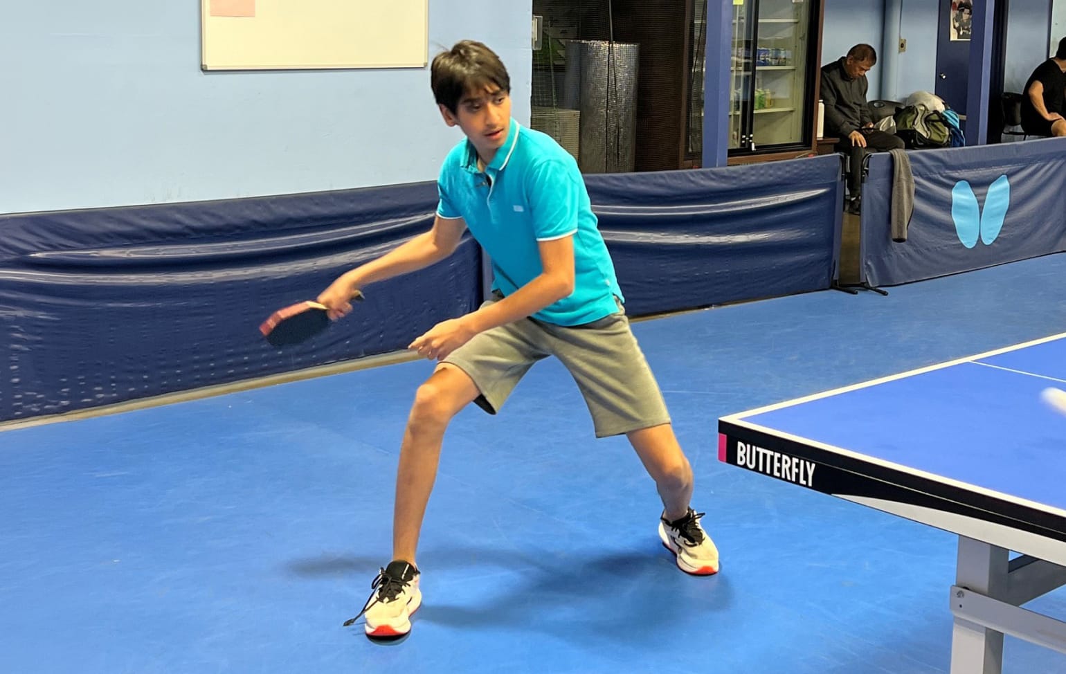 ASU Prep Digital student playing table tennis