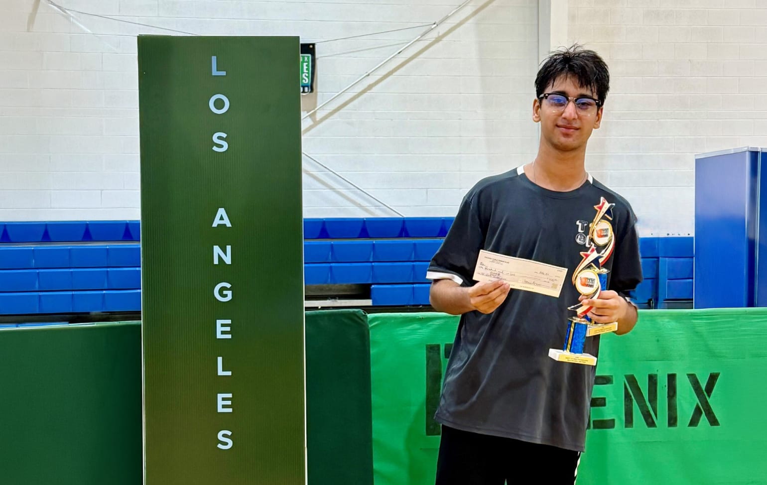 ASU Prep Digital student with trophies